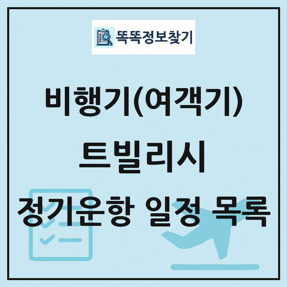 트빌리시(Tbilisi) 비행기(여객기) 정기운항 직항 목록
