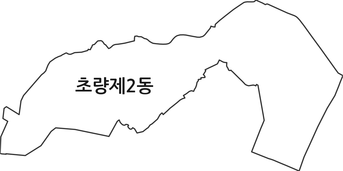 부산광역시 동구 초량제2동 행정동 행정구역 경계 지도