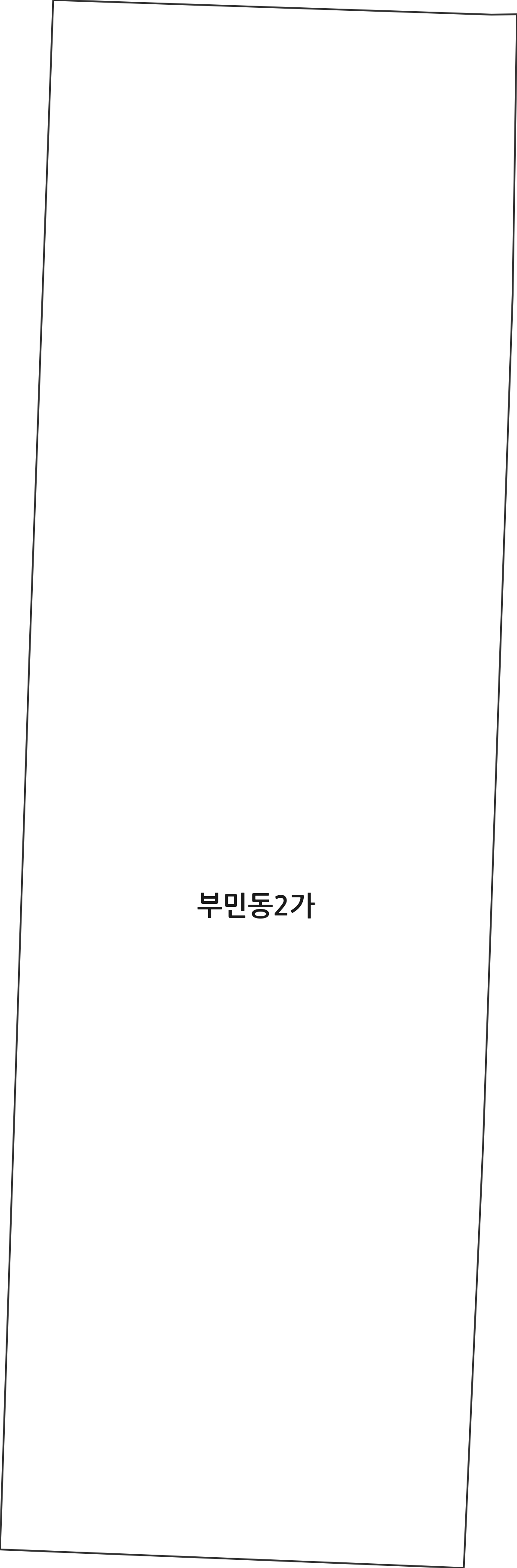 부산광역시 서구 부민동2가 법정동 행정구역 경계 지도