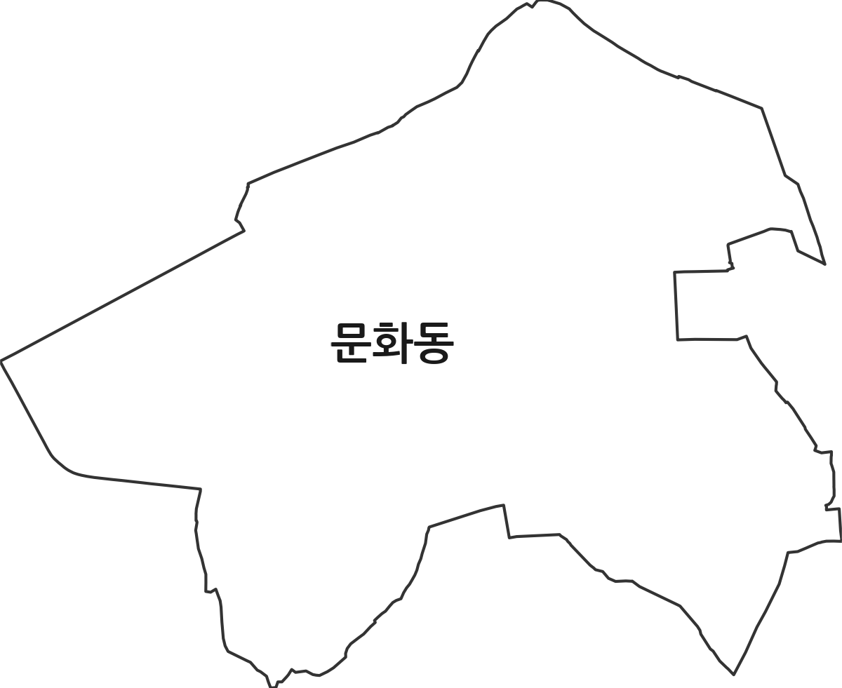 충청북도 충주시 문화동 행정동 행정구역 경계 지도