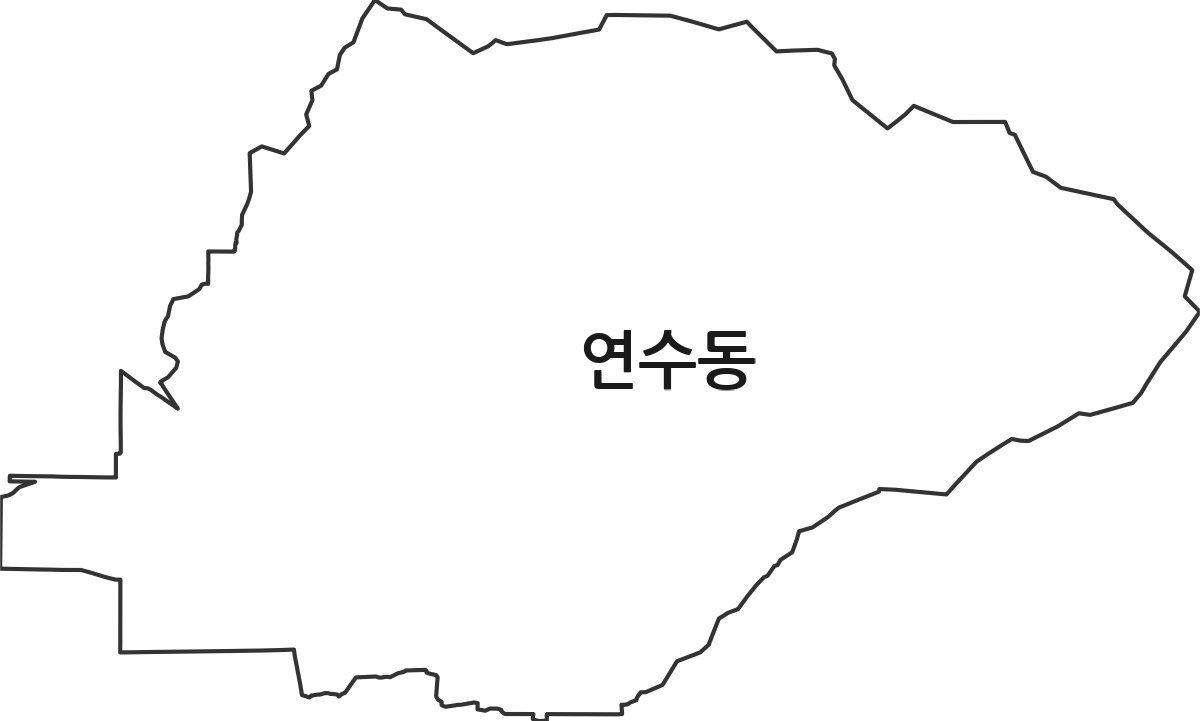 충청북도 충주시 연수동 행정동 행정구역 경계 지도