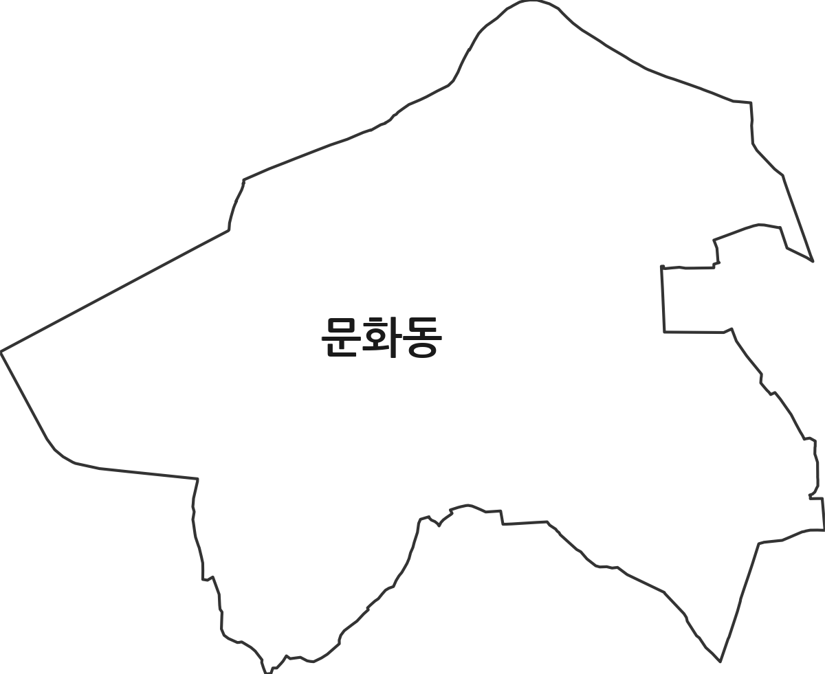 충청북도 충주시 문화동 법정동 행정구역 경계 지도