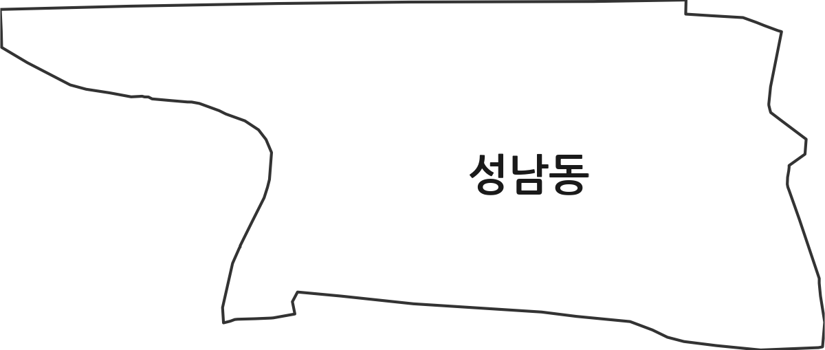 충청북도 충주시 성남동 법정동 행정구역 경계 지도