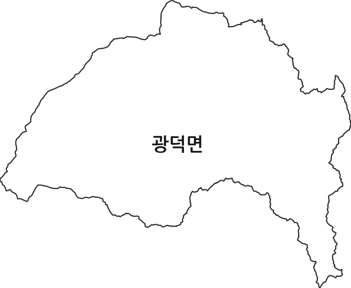충청남도 천안시 동남구 광덕면 법정동 행정구역 경계 지도