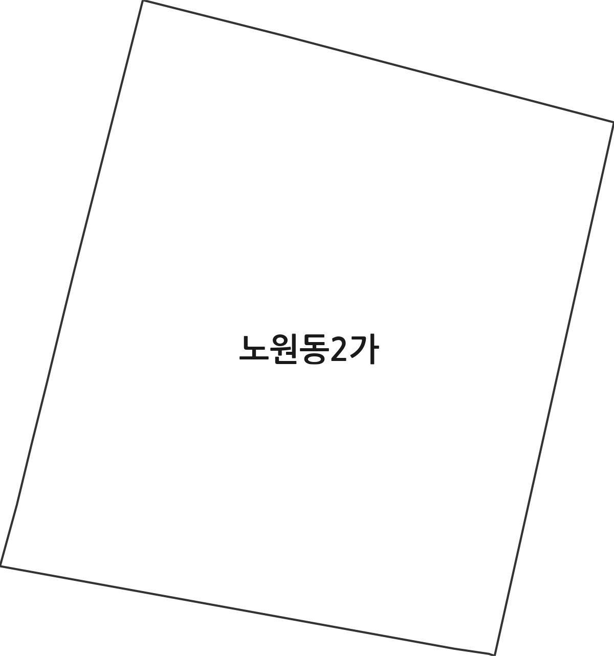 대구광역시 북구 노원동2가 법정동 행정구역 경계 지도