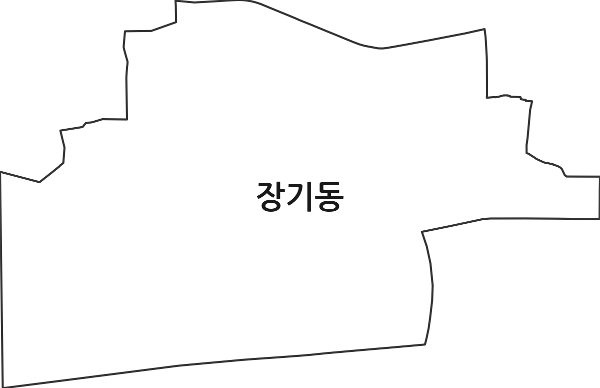 대구광역시 달서구 장기동 행정동 행정구역 경계 지도