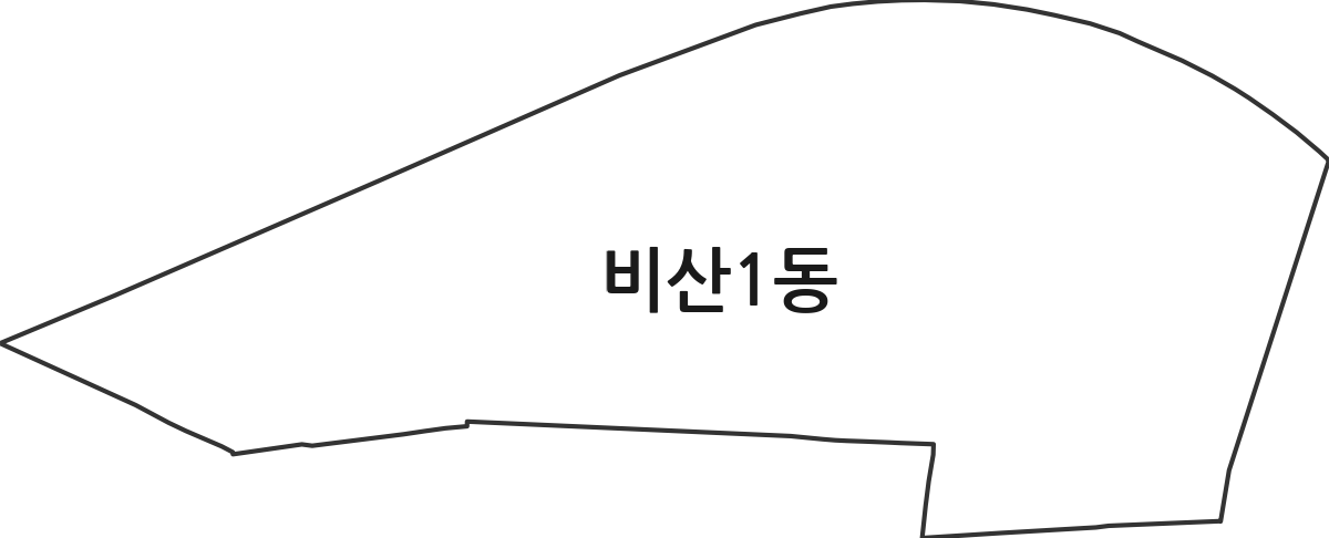 대구광역시 서구 비산1동 행정동 행정구역 경계 지도