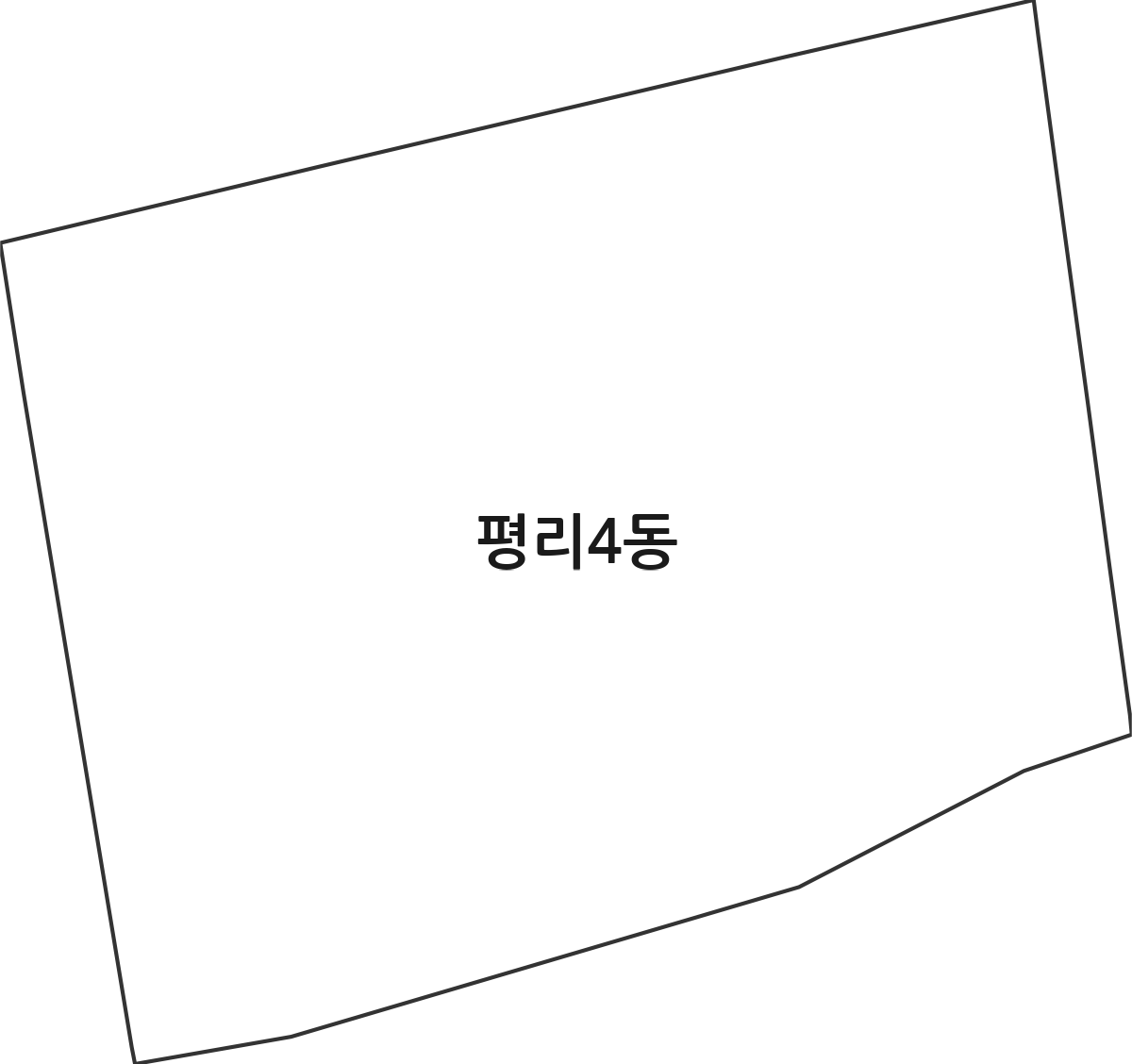 대구광역시 서구 평리4동 행정동 행정구역 경계 지도