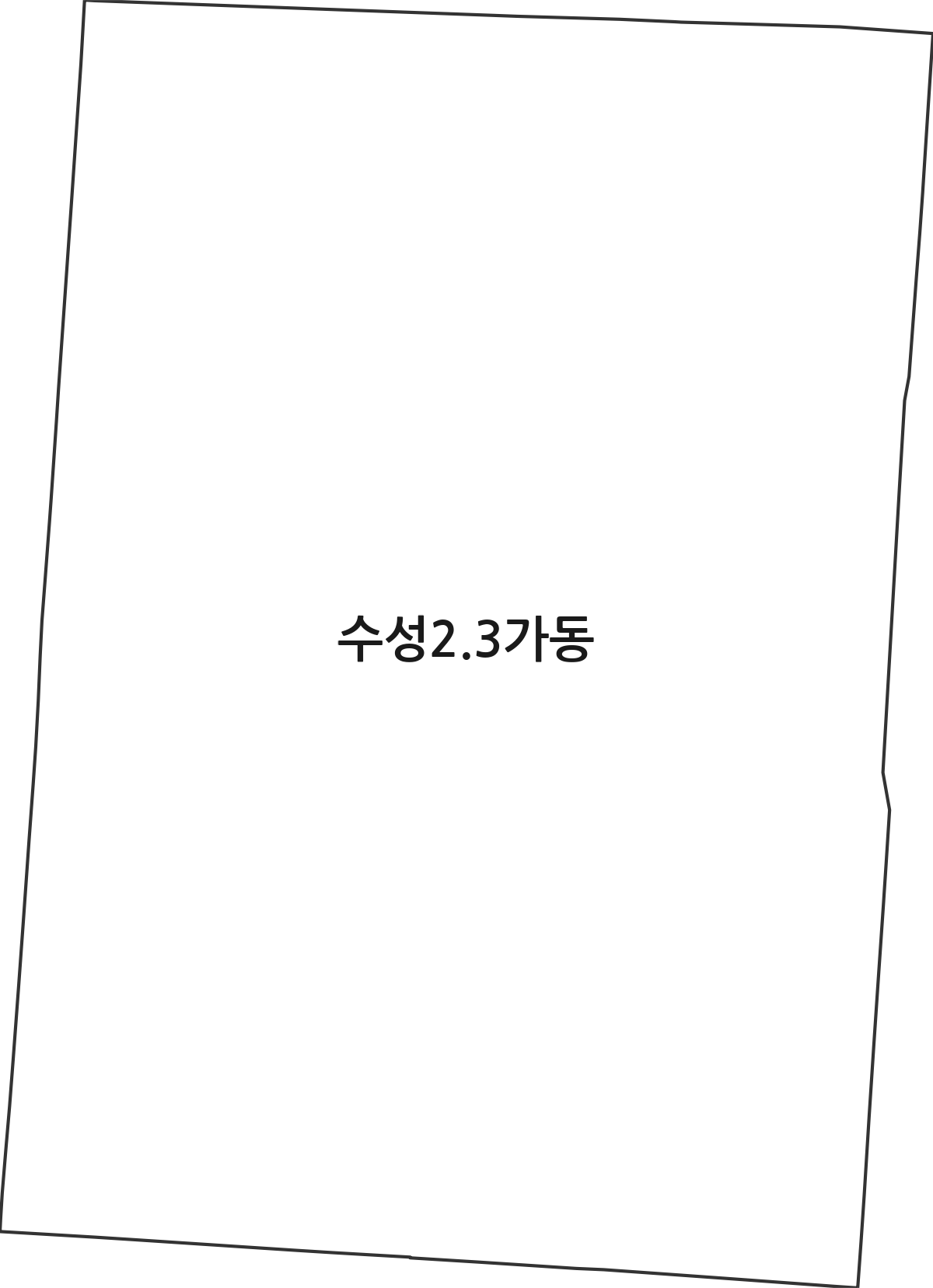 대구광역시 수성구 수성2.3가동 행정동 행정구역 경계 지도