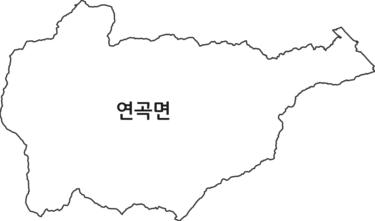 강원특별자치도 강릉시 연곡면 행정동 행정구역 경계 지도