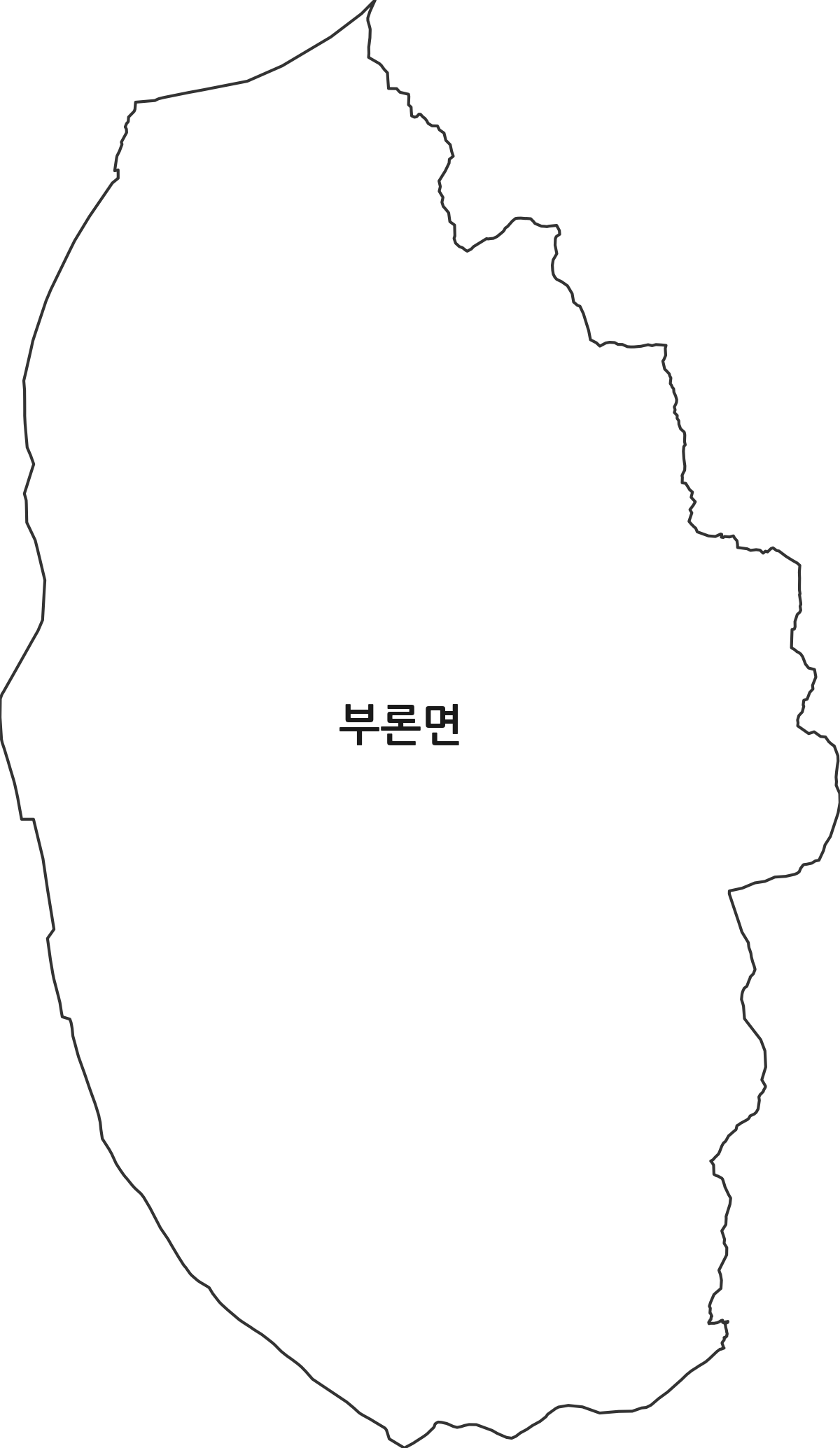 강원특별자치도 원주시 부론면 행정동 행정구역 경계 지도