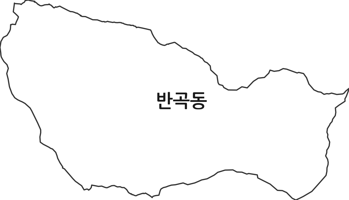 강원특별자치도 원주시 반곡동 법정동 행정구역 경계 지도