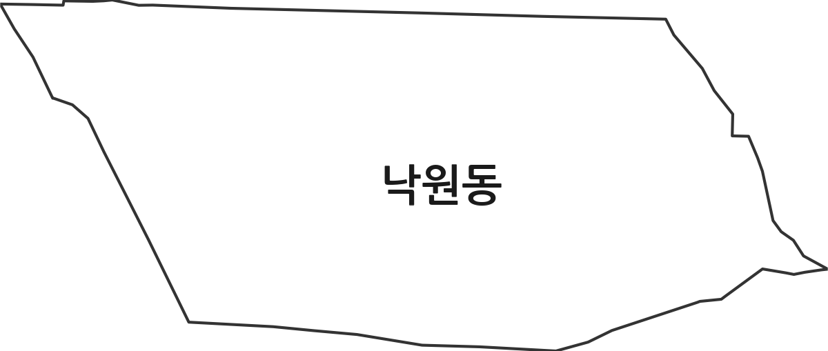 경기도 안성시 낙원동 법정동 행정구역 경계 지도