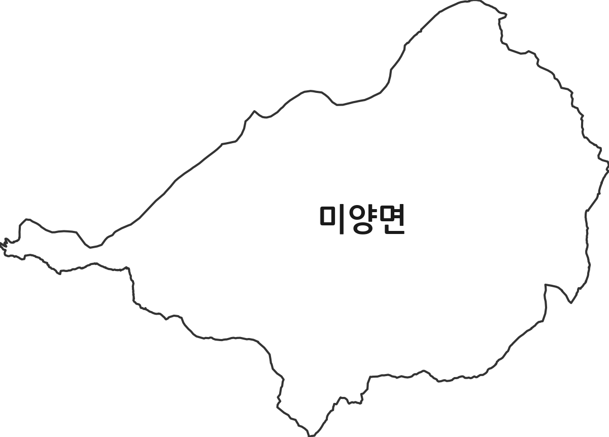 경기도 안성시 미양면 법정동 행정구역 경계 지도
