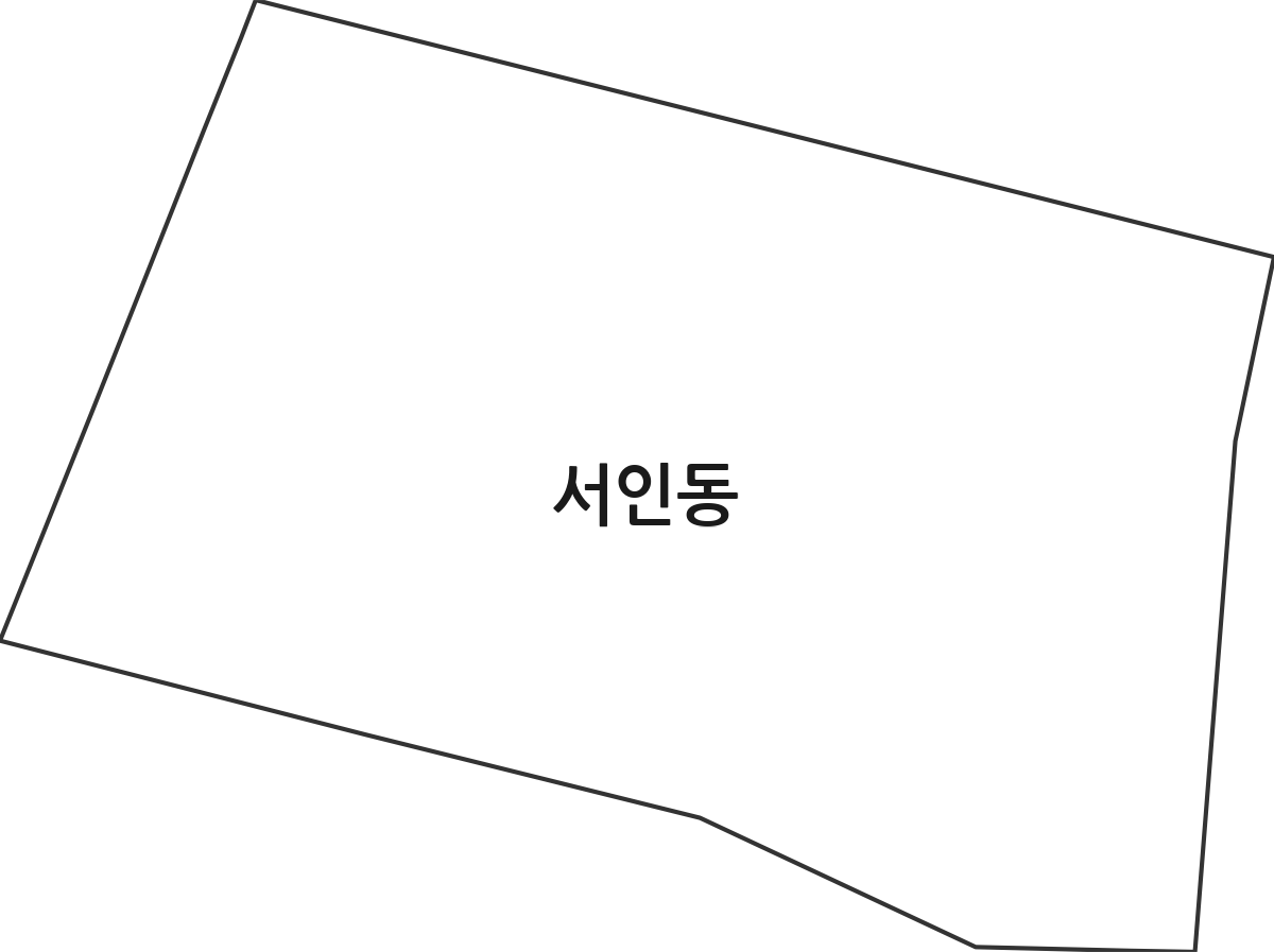 경기도 안성시 서인동 법정동 행정구역 경계 지도