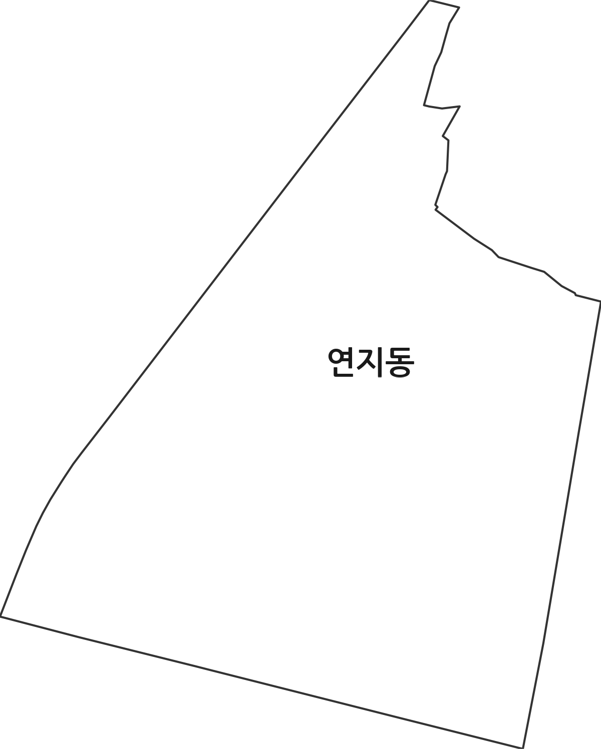 경기도 안성시 연지동 법정동 행정구역 경계 지도