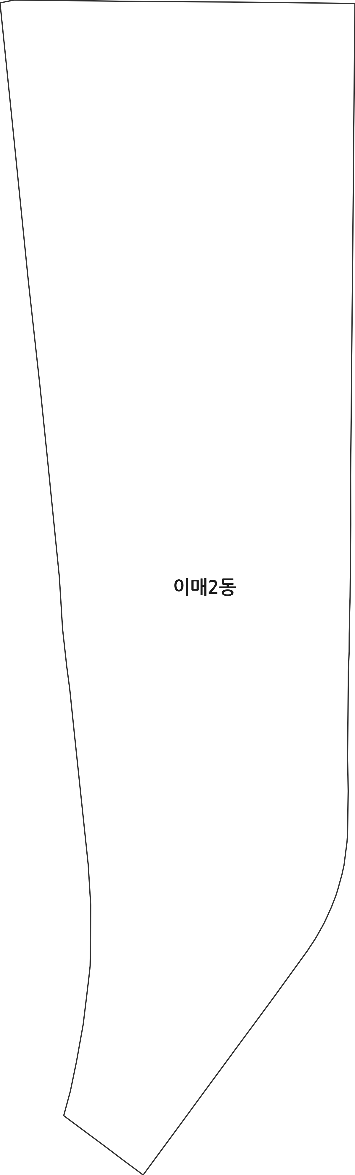 경기도 성남시 분당구 이매2동 행정동 행정구역 경계 지도