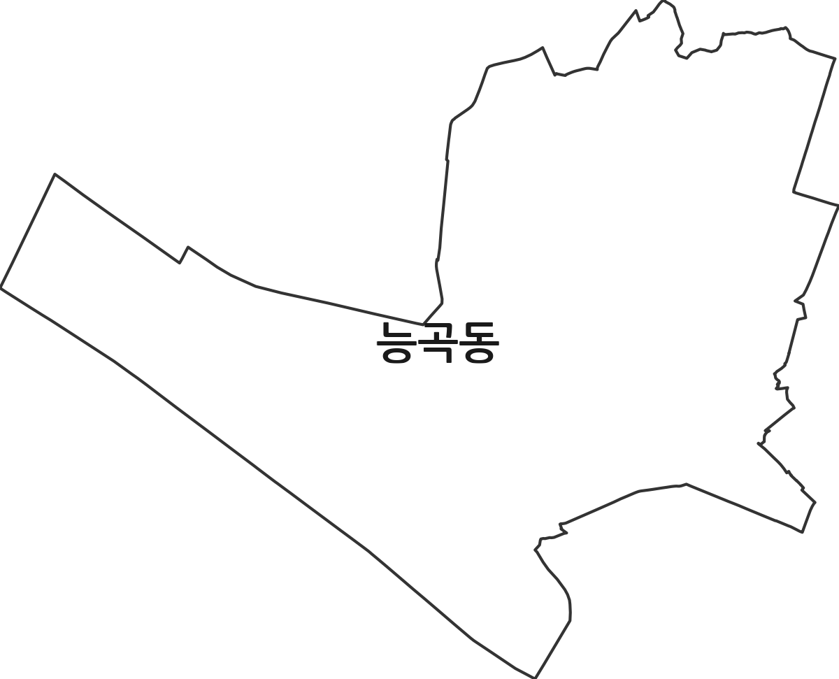 경기도 고양시 덕양구 능곡동 행정동 행정구역 경계 지도