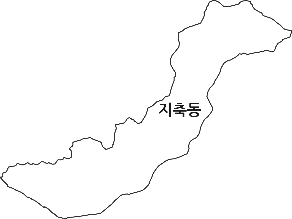 경기도 고양시 덕양구 지축동 법정동 행정구역 경계 지도