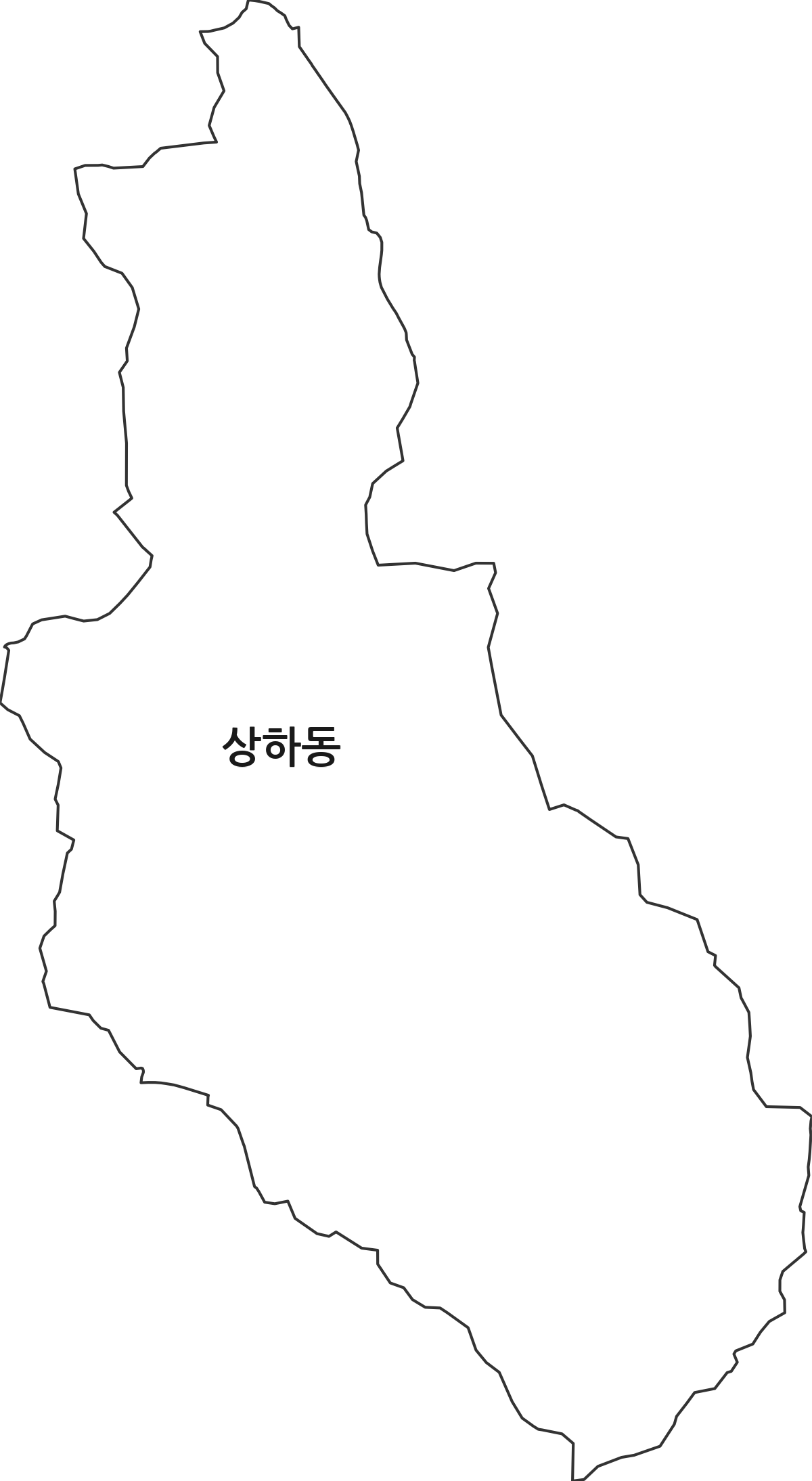 경기도 용인시 기흥구 상하동 행정동 행정구역 경계 지도