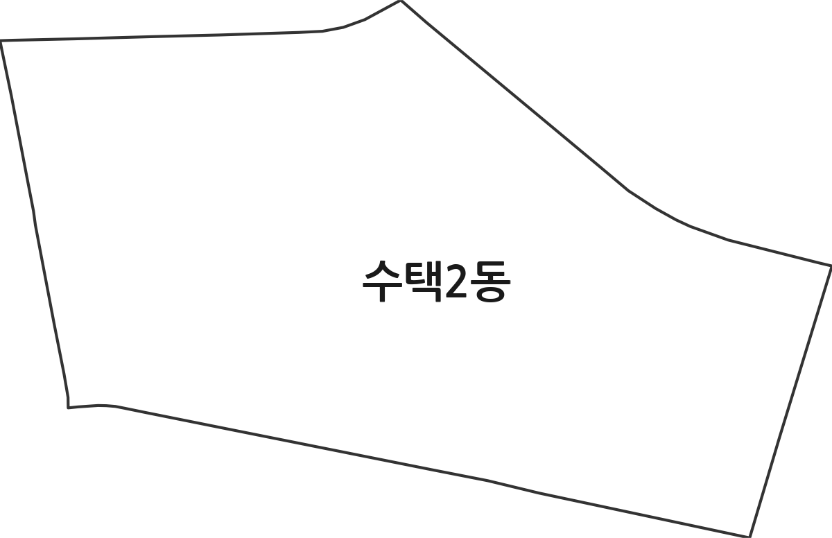 경기도 구리시 수택2동 행정동 행정구역 경계 지도
