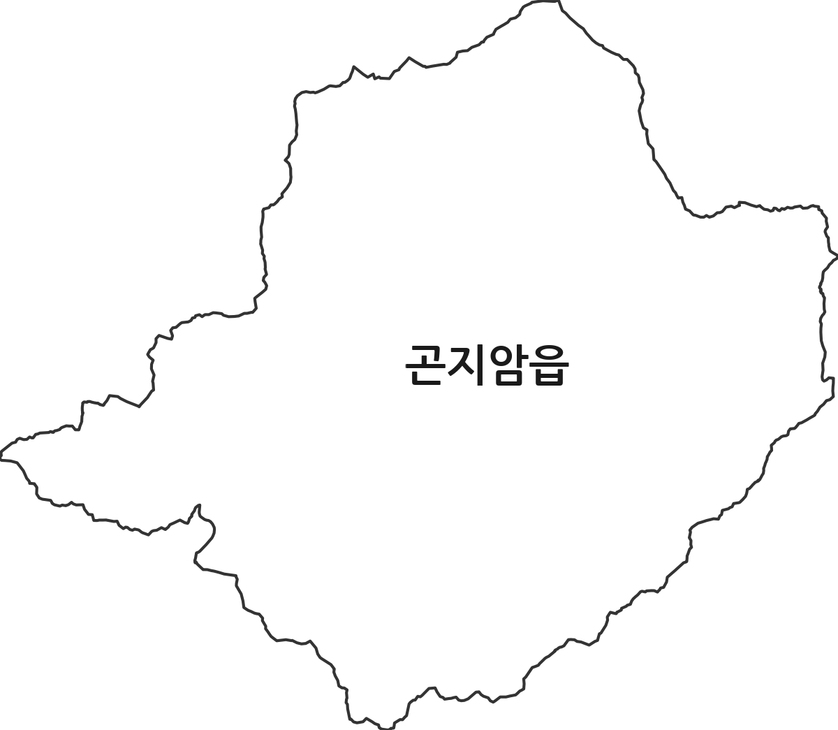 경기도 광주시 곤지암읍 법정동 행정구역 경계 지도