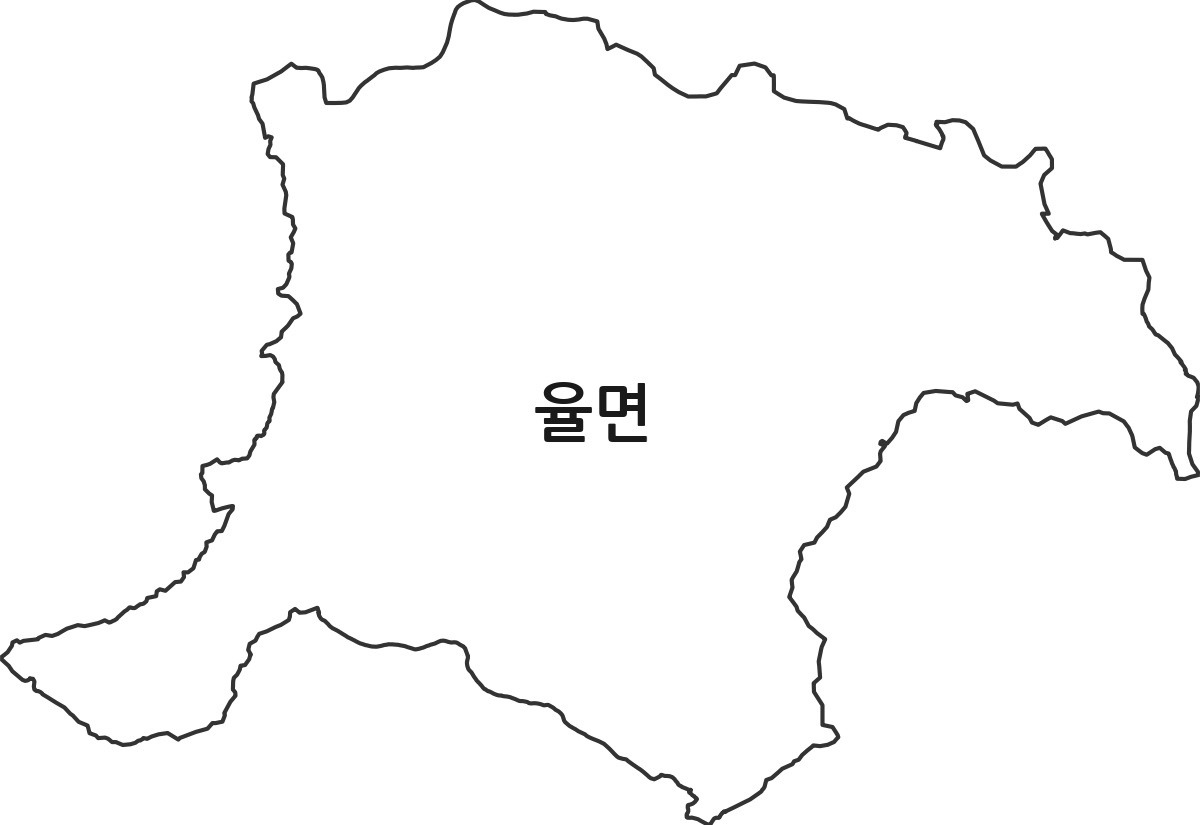 경기도 이천시 율면 법정동 행정구역 경계 지도