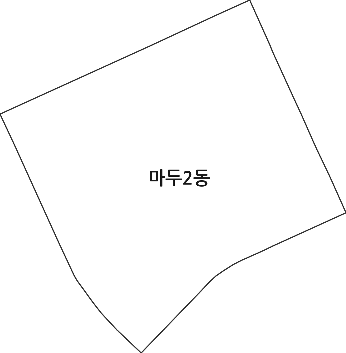 경기도 고양시 일산동구 마두2동 행정동 행정구역 경계 지도