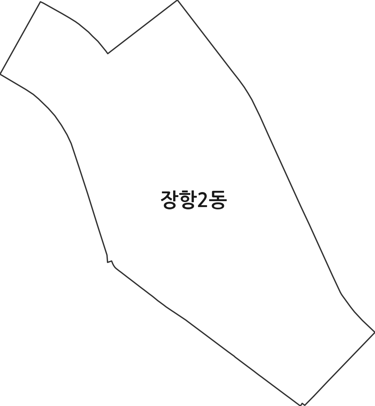 경기도 고양시 일산동구 장항2동 행정동 행정구역 경계 지도