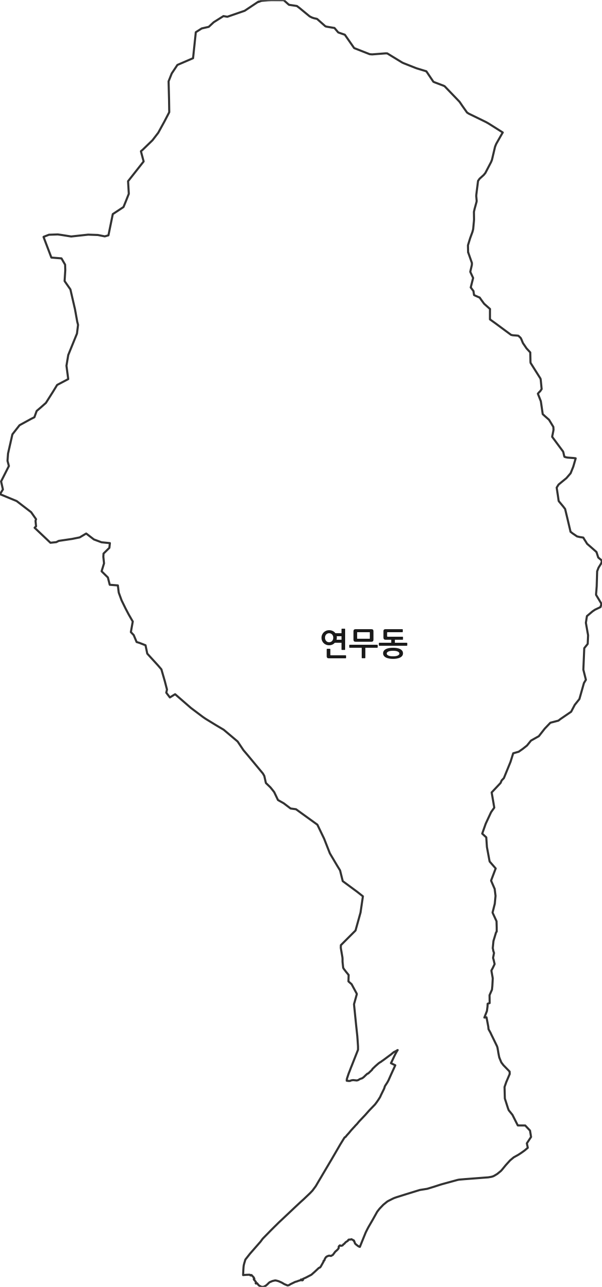 경기도 수원시 장안구 연무동 행정동 행정구역 경계 지도