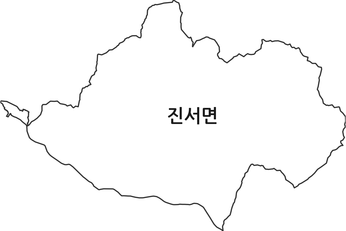 경기도 파주시 진서면 법정동 행정구역 경계 지도