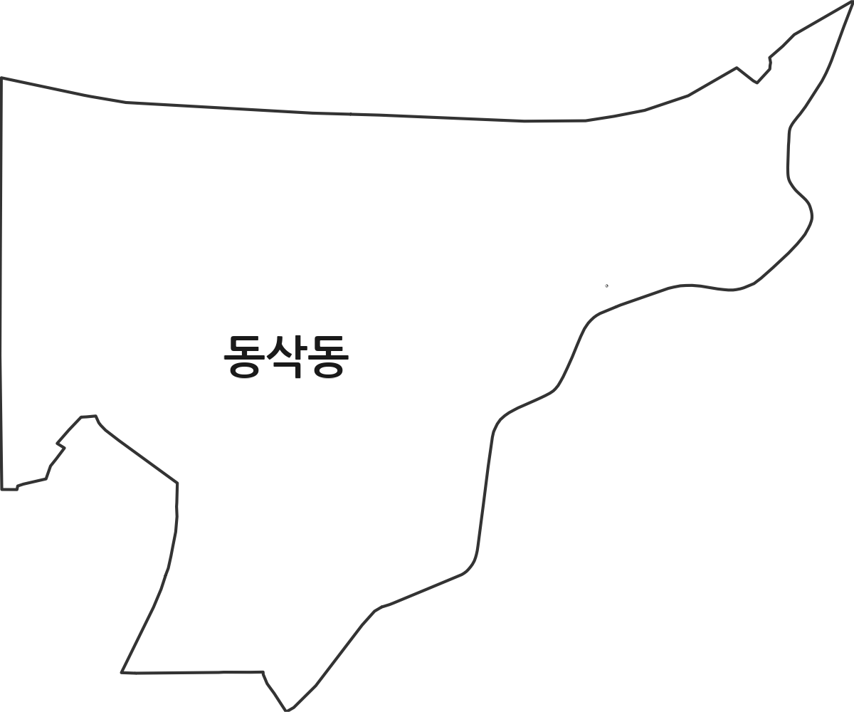 경기도 평택시 동삭동 행정동 행정구역 경계 지도