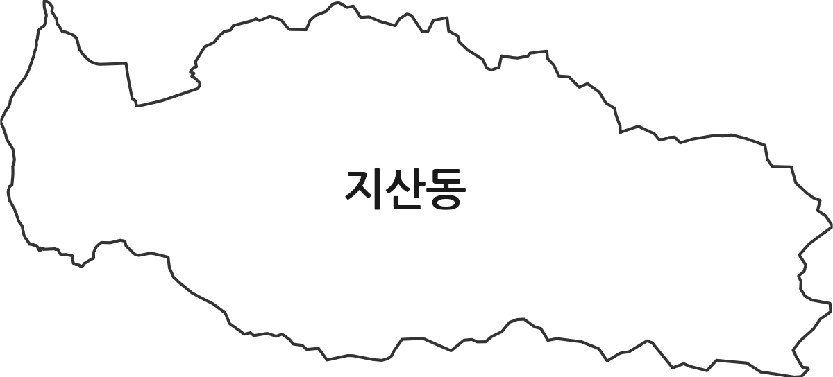 경기도 평택시 지산동 법정동 행정구역 경계 지도