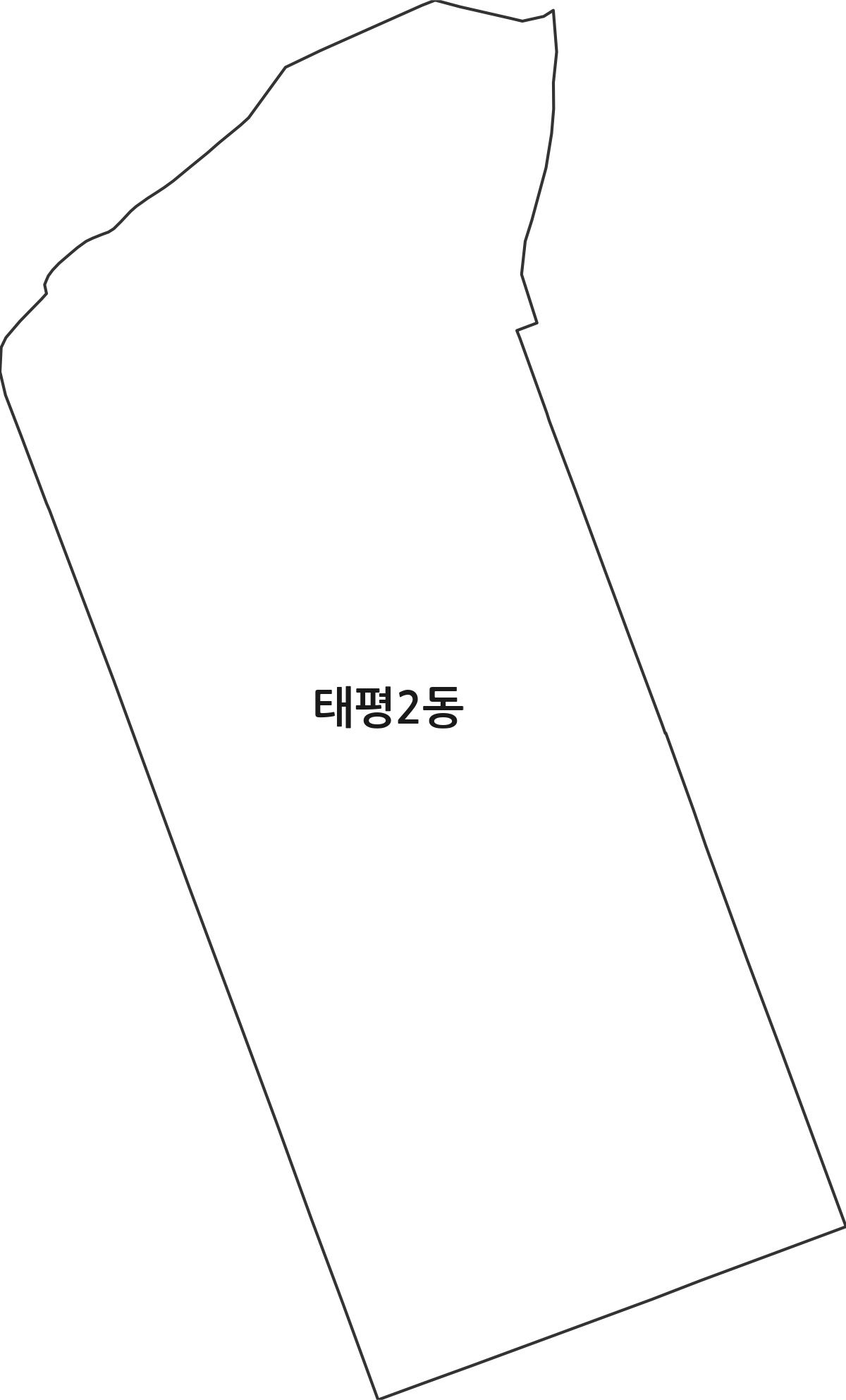 경기도 성남시 수정구 태평2동 행정동 행정구역 경계 지도