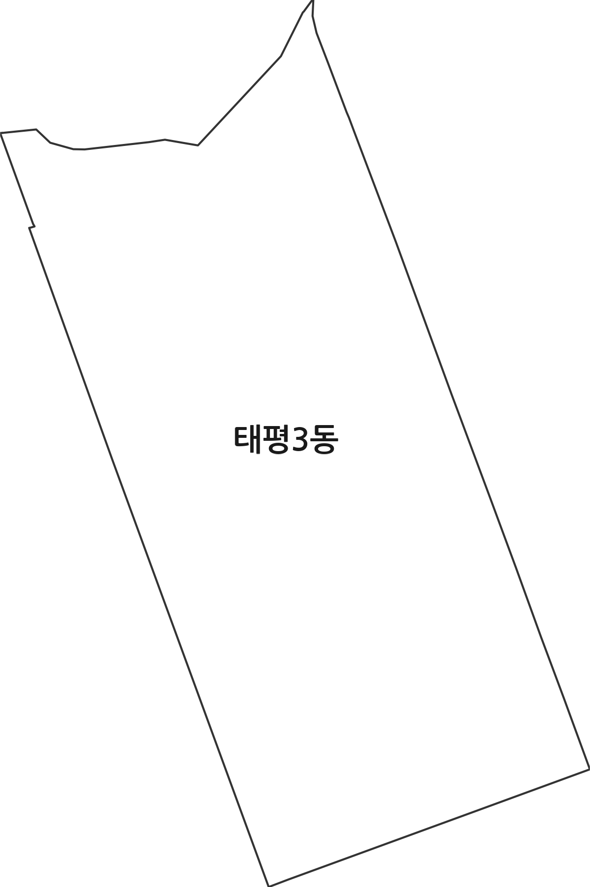 경기도 성남시 수정구 태평3동 행정동 행정구역 경계 지도