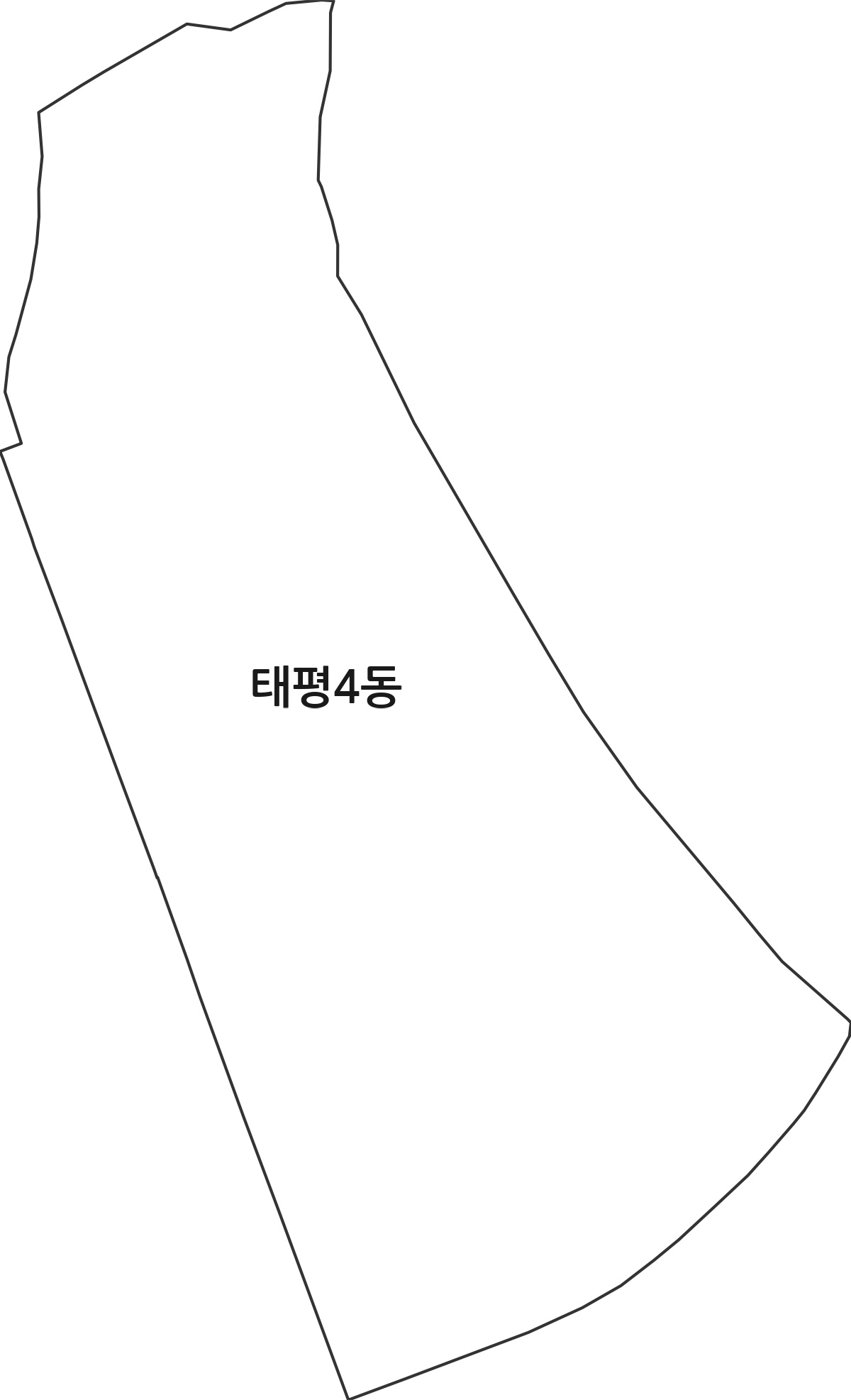 경기도 성남시 수정구 태평4동 행정동 행정구역 경계 지도