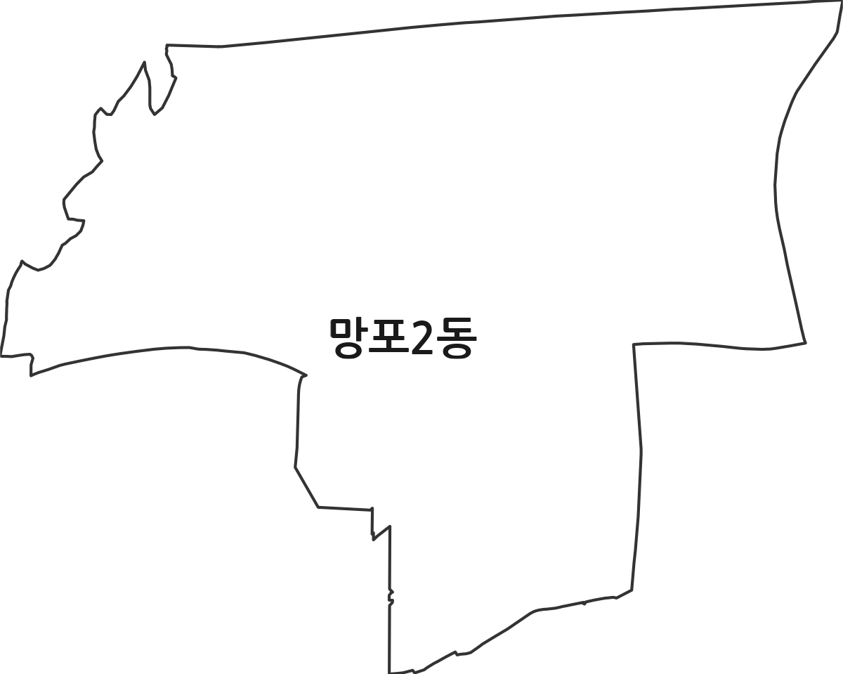 경기도 수원시 영통구 망포2동 행정동 행정구역 경계 지도