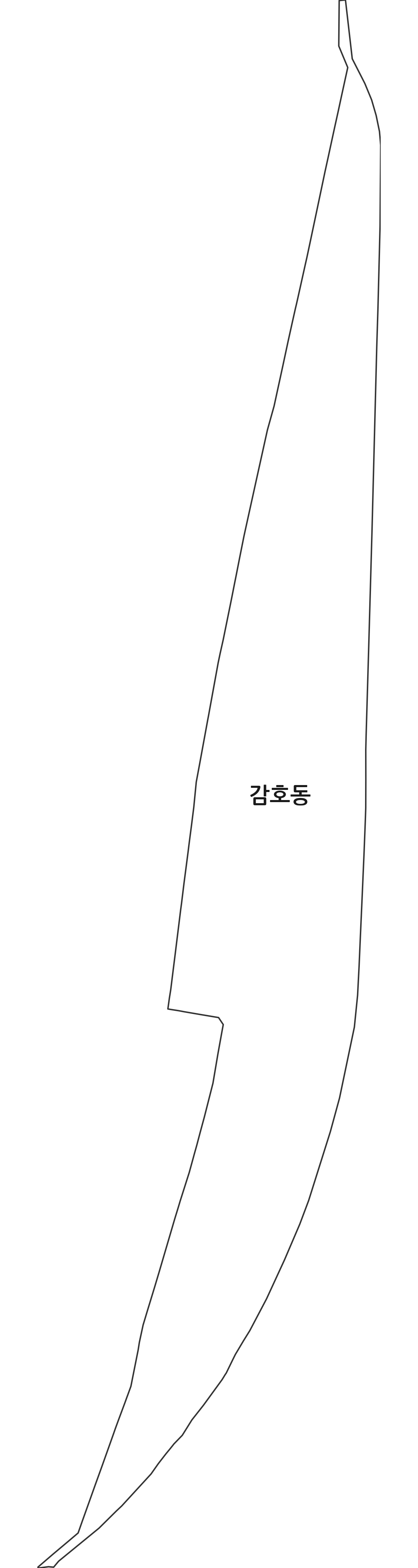 경상북도 김천시 감호동 법정동 행정구역 경계 지도
