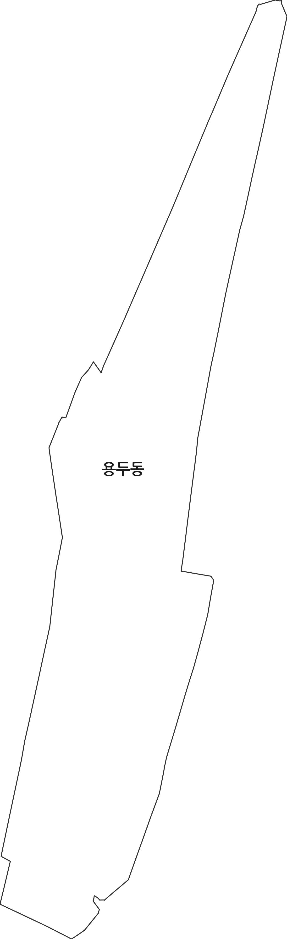 경상북도 김천시 용두동 법정동 행정구역 경계 지도