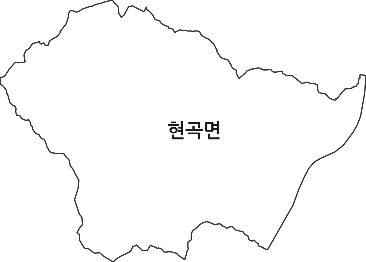 경상북도 경주시 현곡면 행정동 행정구역 경계 지도
