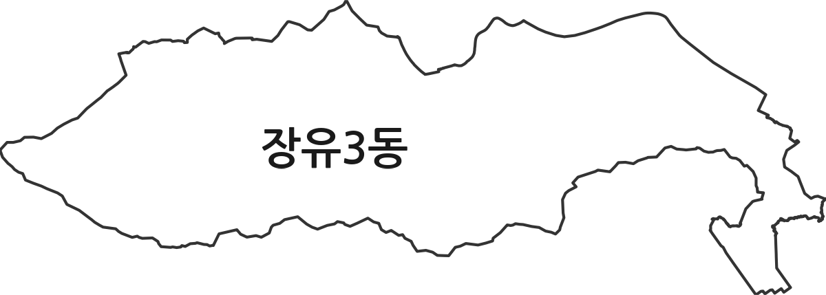 경상남도 김해시 장유3동 행정동 행정구역 경계 지도