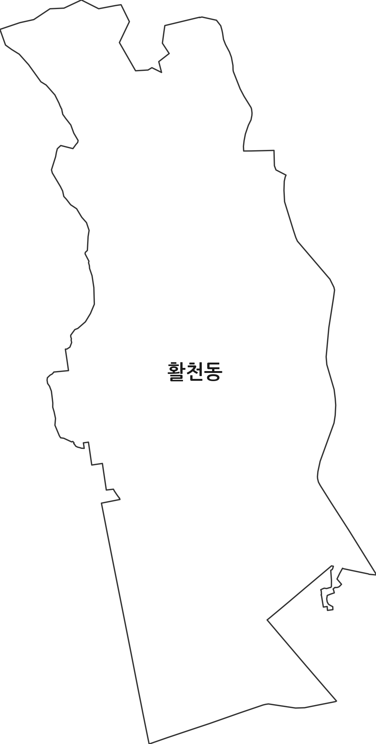 경상남도 김해시 활천동 행정동 행정구역 경계 지도