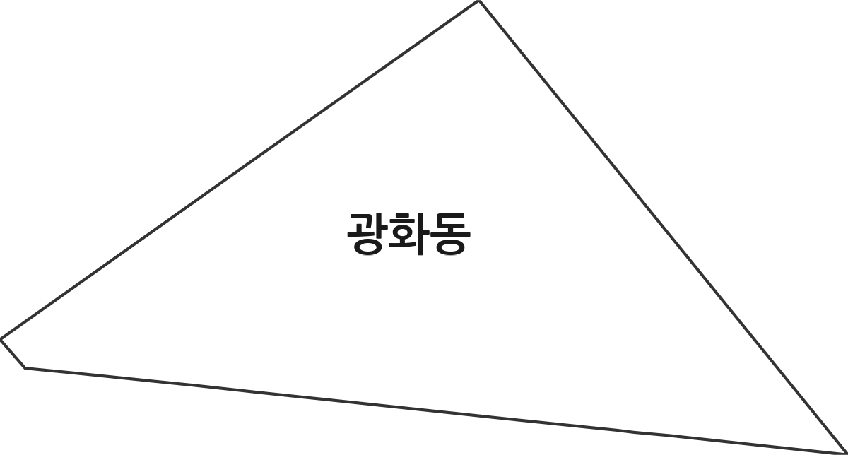 경상남도 창원시 진해구 광화동 법정동 행정구역 경계 지도
