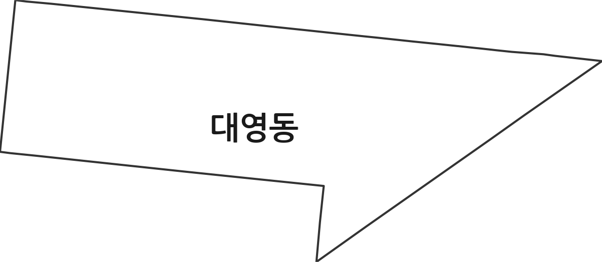경상남도 창원시 진해구 대영동 법정동 행정구역 경계 지도