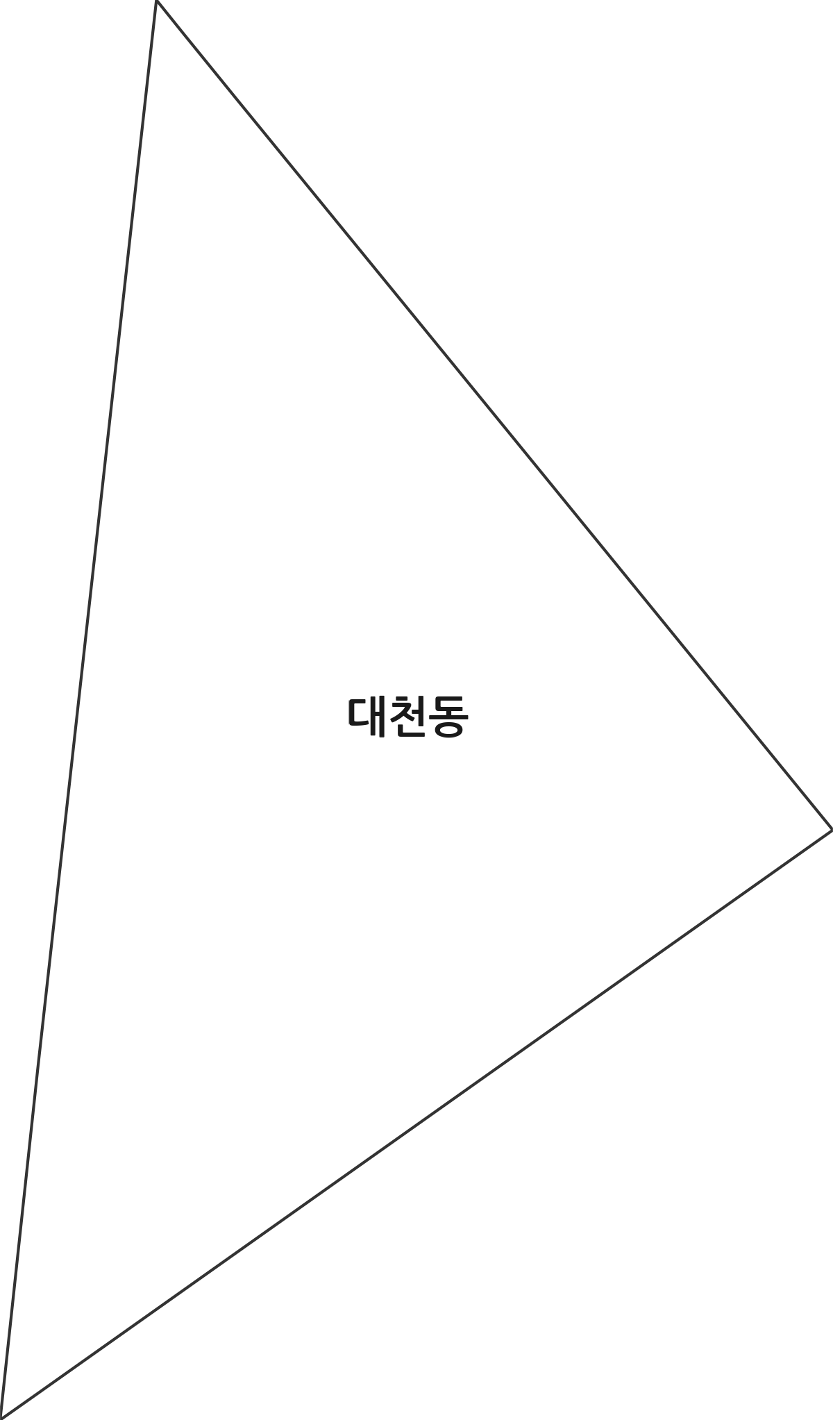경상남도 창원시 진해구 대천동 법정동 행정구역 경계 지도