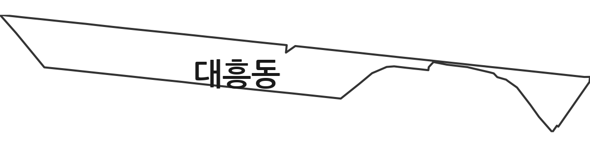 경상남도 창원시 진해구 대흥동 법정동 행정구역 경계 지도