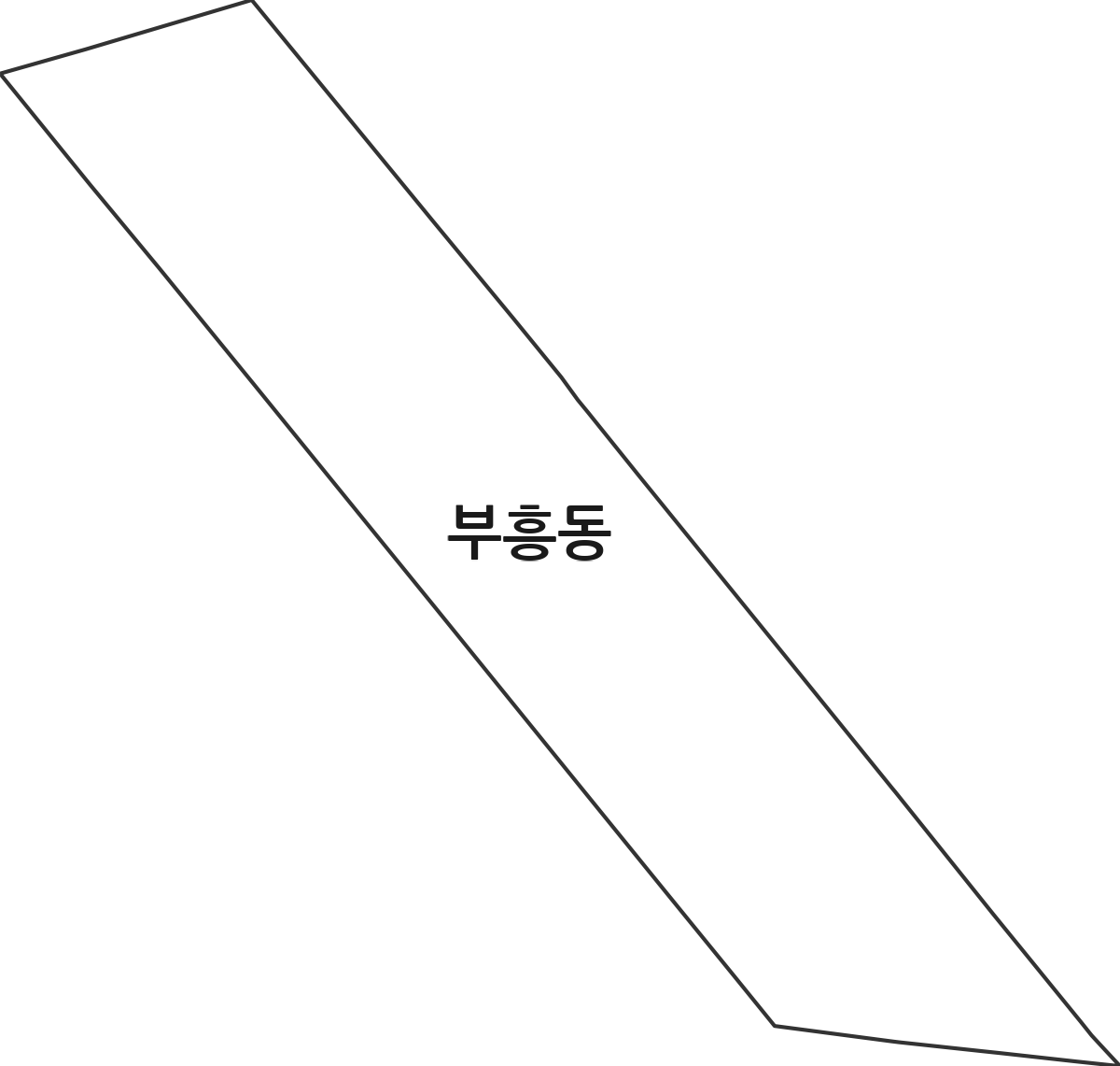 경상남도 창원시 진해구 부흥동 법정동 행정구역 경계 지도