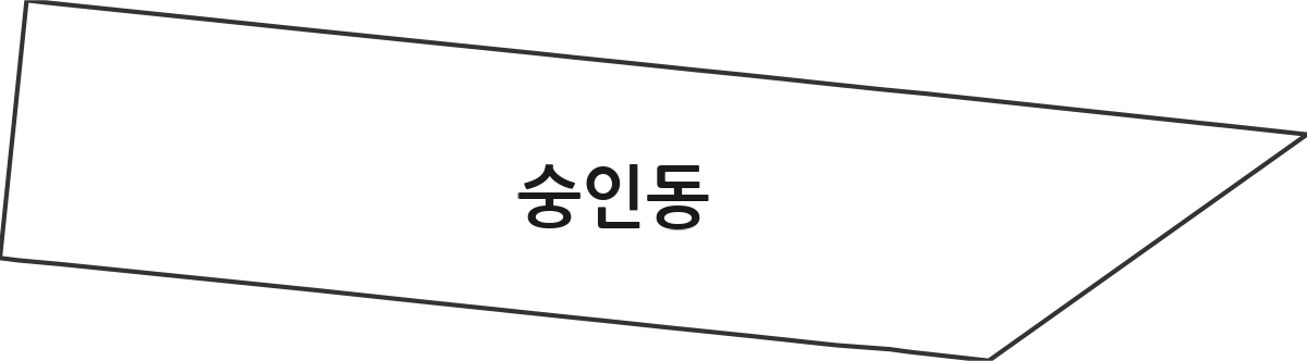 경상남도 창원시 진해구 숭인동 법정동 행정구역 경계 지도