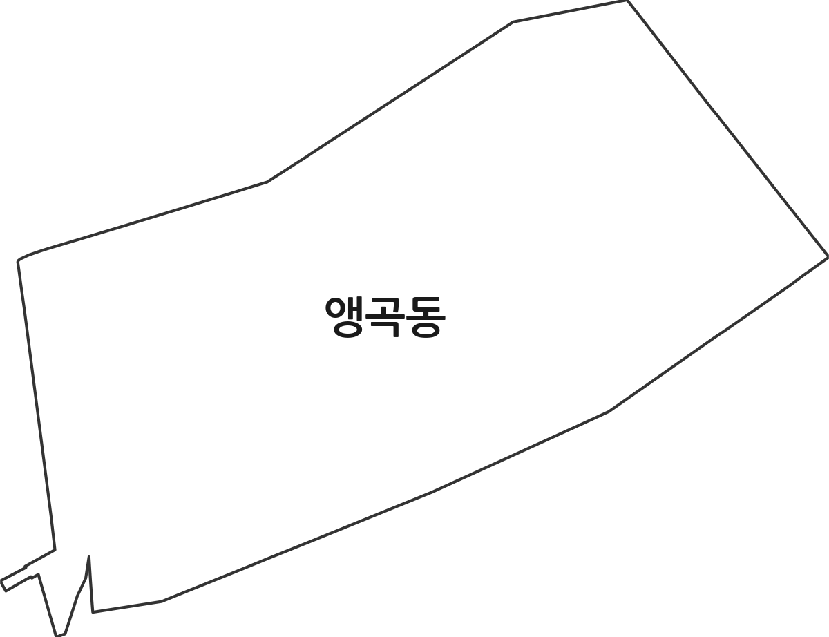 경상남도 창원시 진해구 앵곡동 법정동 행정구역 경계 지도