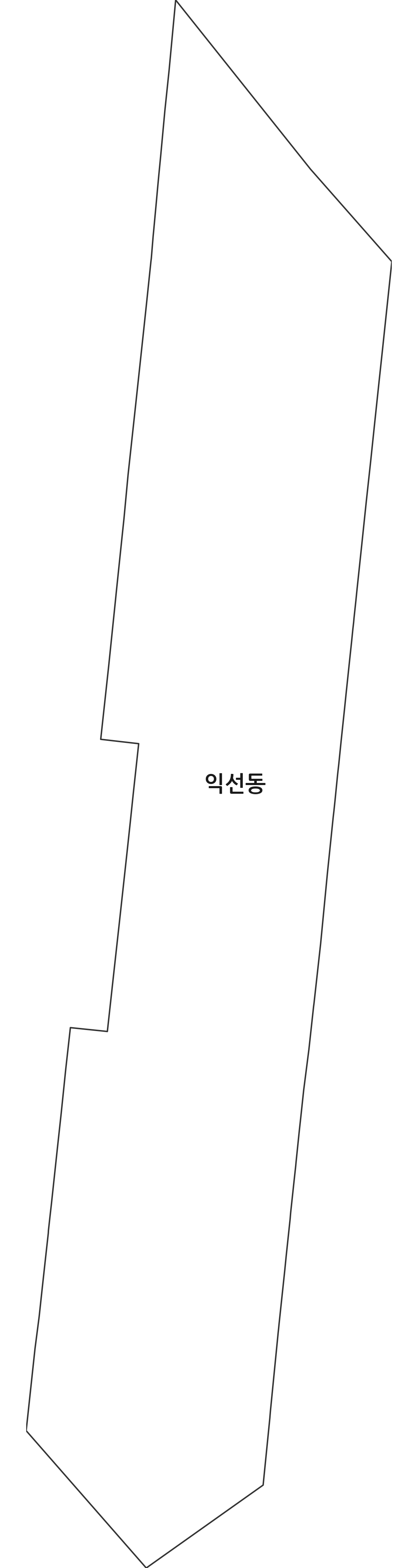 경상남도 창원시 진해구 익선동 법정동 행정구역 경계 지도